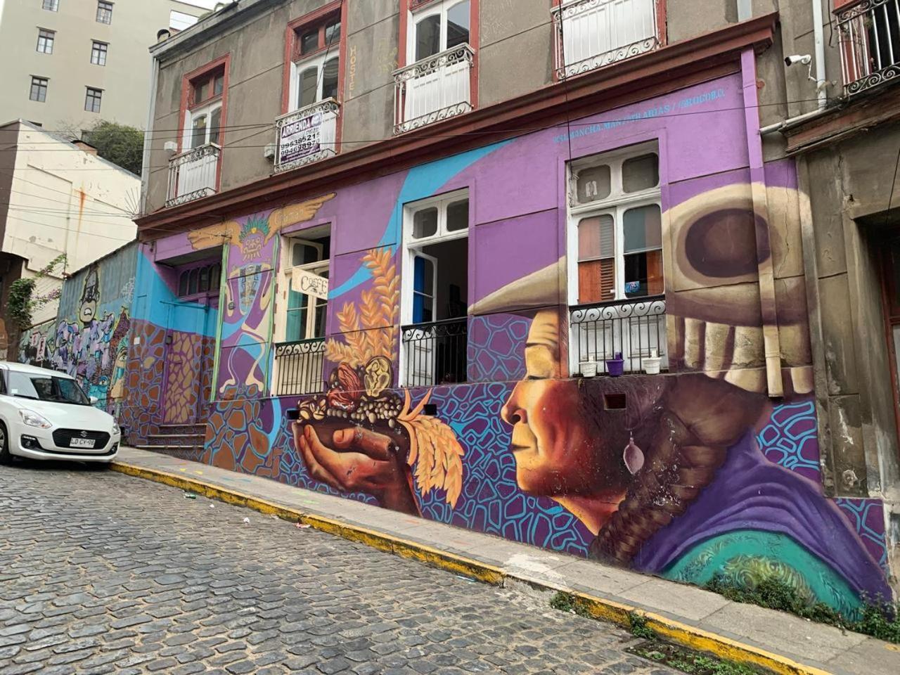 Art Hostel Casa Chaman Valparaiso Bagian luar foto