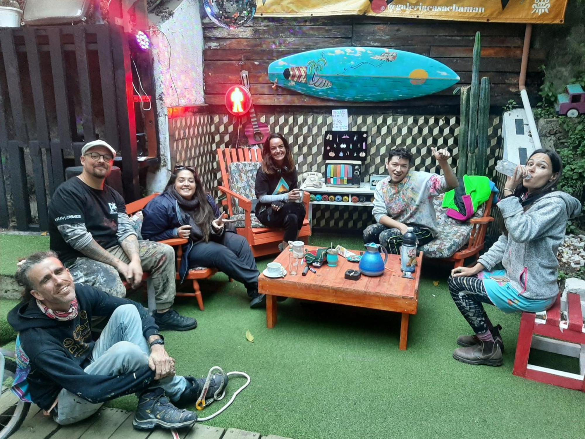 Art Hostel Casa Chaman Valparaiso Bagian luar foto